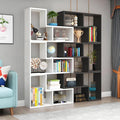 Expandable Bookcase with Adjustable Width, Wooden Room Divider Bookshelf by Unknown