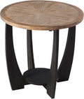 Rustic Farmhouse End Table by COZAYH