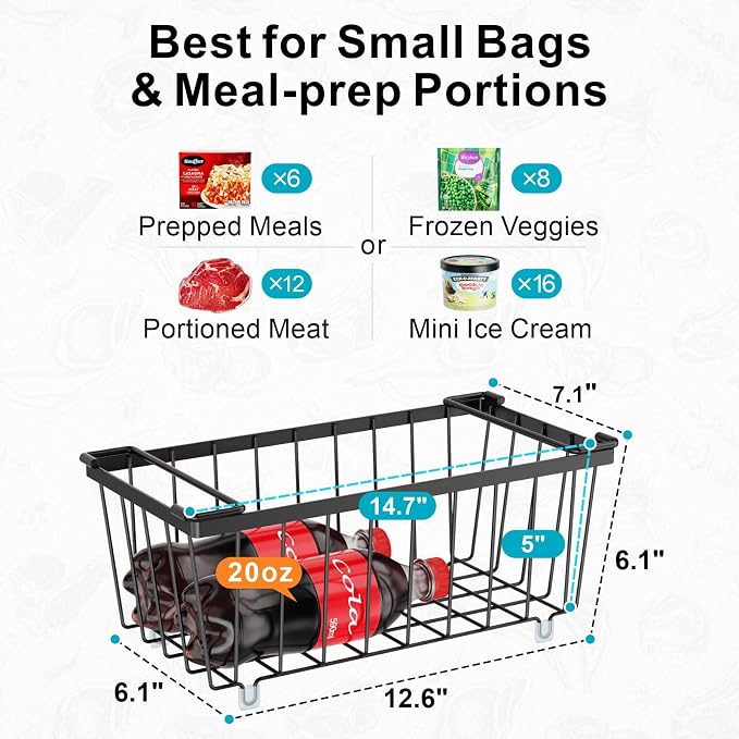 iSPECLE Deep Freezer Organizer Bins - Image 3
