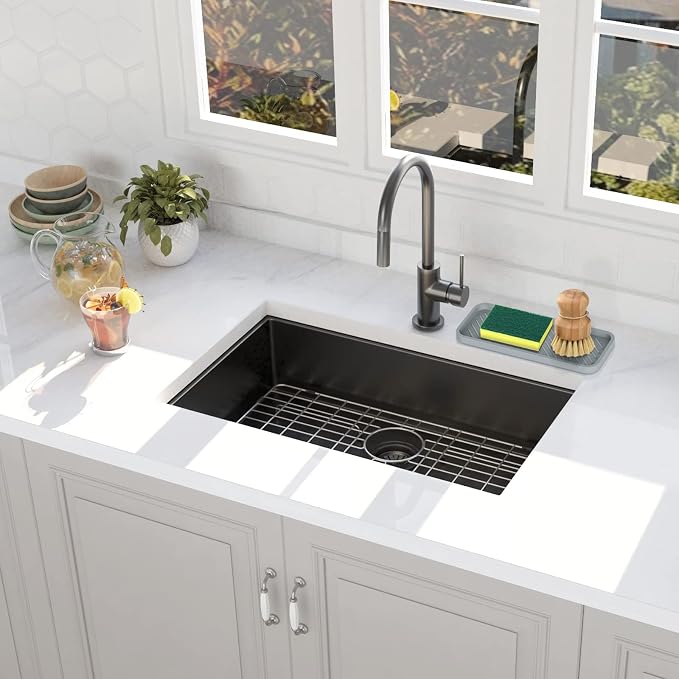 EG-SIPRO Silicone Sponge Holder, Kitchen Sink Organizer Tray, Sponge Caddy - Image 6