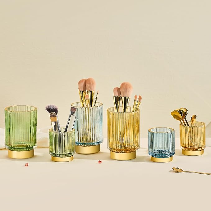 Makeup Brush Organizer, Toothbrush Holder, Desk Pen Pencil Holder - Image 2