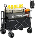 EchoSmile Collapsible Folding Wagon Cart by EchoSmile