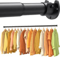 2 Pack Closet Rods for Hanging Clothes, 17-83 Inch No-Cut Stepless Adjustable by Unknown