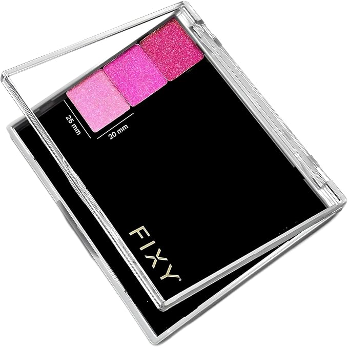 FIXY Empty Magnetic Makeup Palette Set of 5 and 20 Magnetic Metal Round Pans of - Image 2