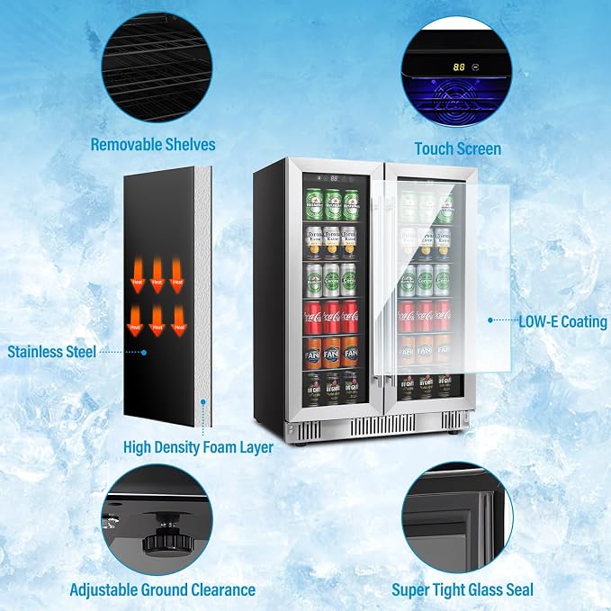Compact 176 Can/5.3Cu.Ft Mini Fridge - Image 3