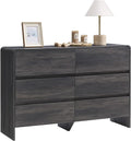 AMERLIFE 6 Drawer Dresser for Bedroom, Anti-Tip Kit, Wood Cabinet Organizer for by AMERLIFE