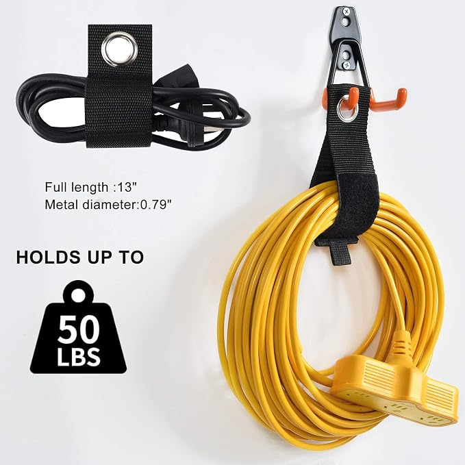 AOBEN Garage Hooks Heavy Duty, Steel Garage Storage Hooks, Utility Tool Hangers - Image 4