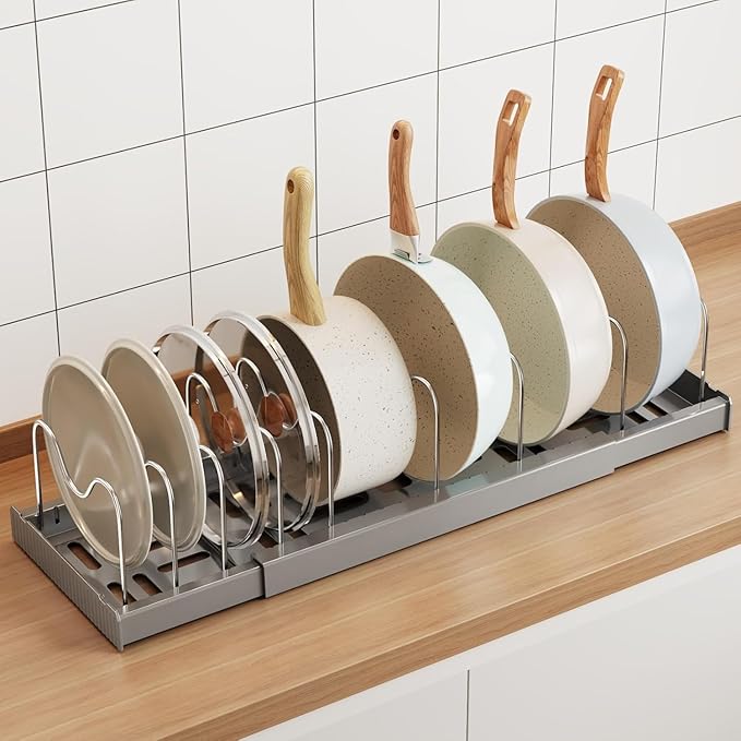Pots and Pans Organizer Under Cabinet by MUSTORN