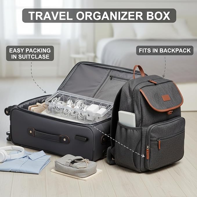 Tatuo 2 Pcs Cable Organizer Box - Image 5