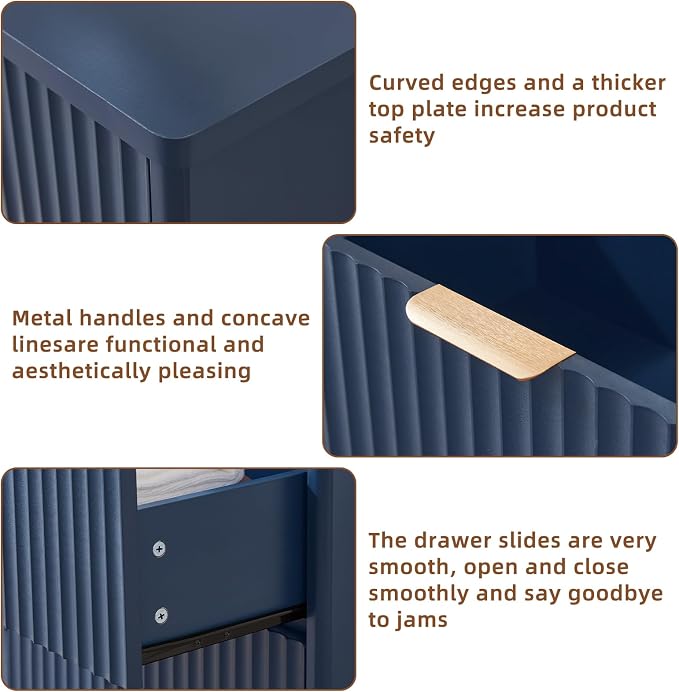 LEYAOYAO Fluted 6 Drawers Dresser - Image 7