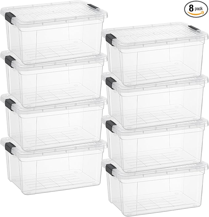 Superio Storage Bins with Lids by Superio