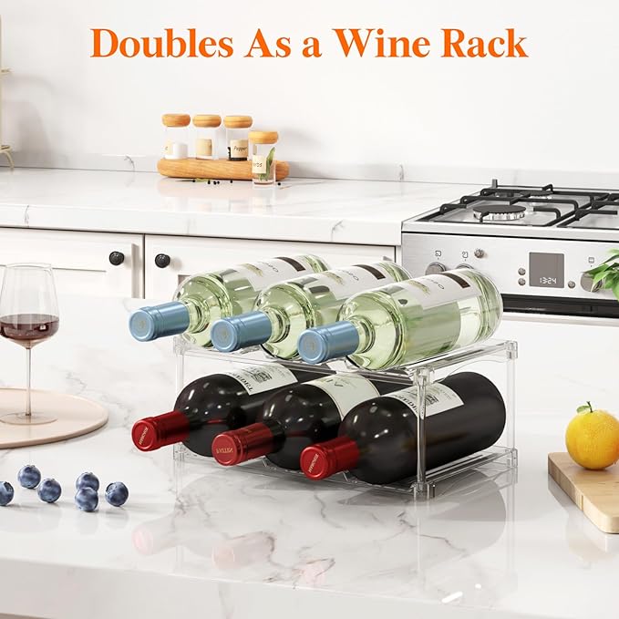 Lifewit Stackable Water Bottle Storage Organizer, Tumbler Cup Organizer - Image 4
