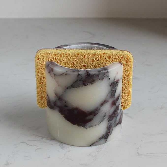 Natural Travertine Marble Sponge Holder by Natust