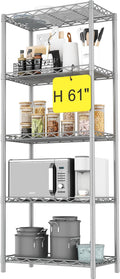 HOMEFORT 5-Tier Wire Shelving 5 Shelves Unit Metal Storage Rack Durable by HOMEFORT