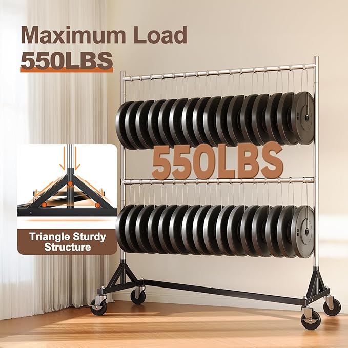 HOKEEPER Z Rack for Clothing Heavy Duty Clothes Rack Hold 550 LBS Commercial - Image 2