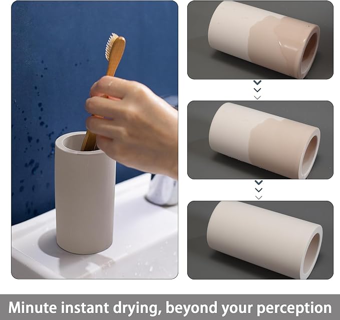 2Pcs Diatomite Toothbrush Holder - Image 2