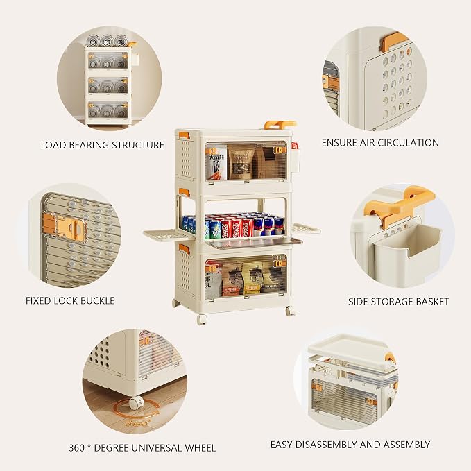 58 QT Stackable Storage Bins - Image 4