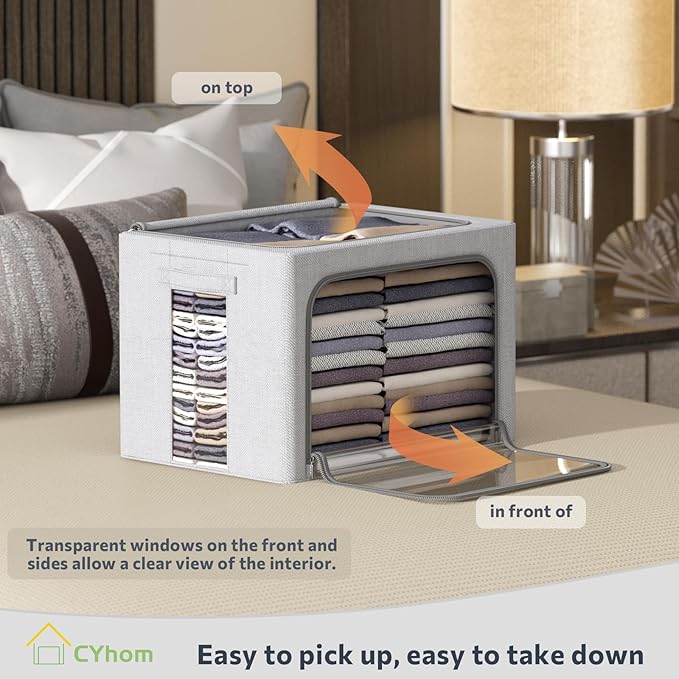 CYhom Clothes Storage Bins Box - Image 2