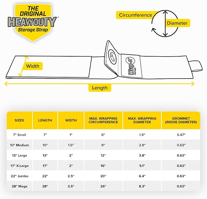 Heavy-Duty Wrap-It Storage Straps, 17-inch - Image 9