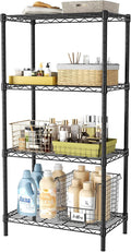 4 Tier Adjustable Storage Shelves, Heavy Duty Metal Utility Shelf 600LBS by Golpart