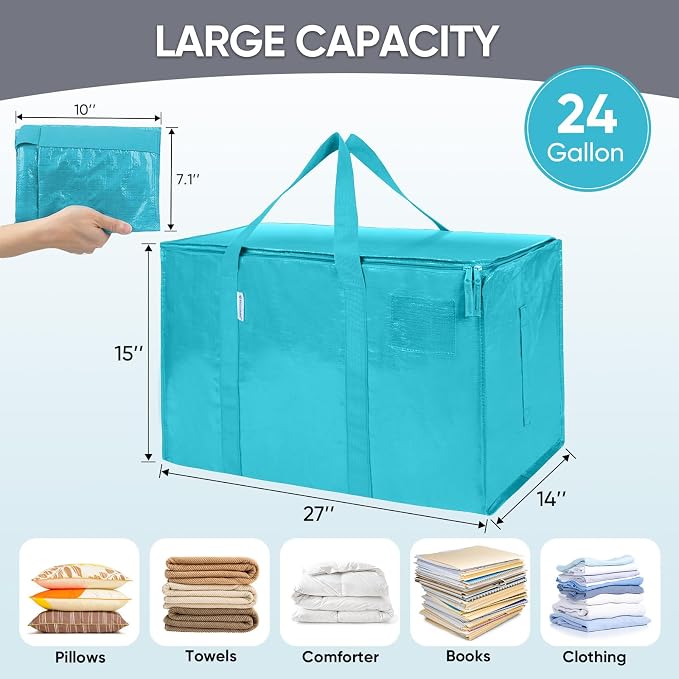 TICONN 2 Pack Extra Large Moving Bags - Image 5