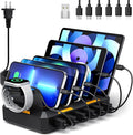 Charging Station for Multiple Devices, Honcila 6 in 1 Multi Charger Station by Honcila