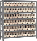 Quantum Storage Systems 1239-100IV Solid Heavy Duty 7 Shelves 72 Economy Ivory by QuantumStorageSystems
