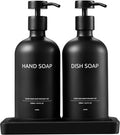 Glass Kitchen Soap Dispenser Set by Janxinmakeyouloveyourhome