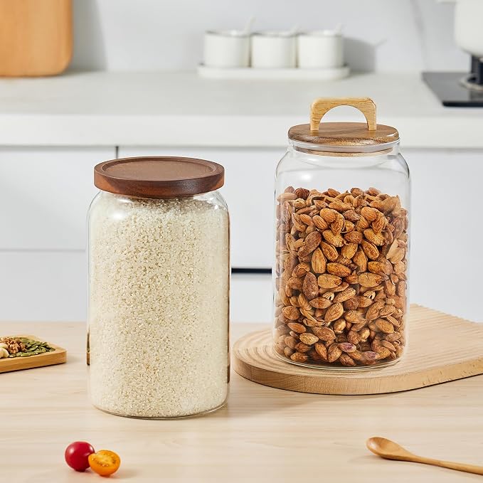 Sweejar Glass Jars for Laundry Room Organization, Half-Gallon Laundry Pods - Image 9