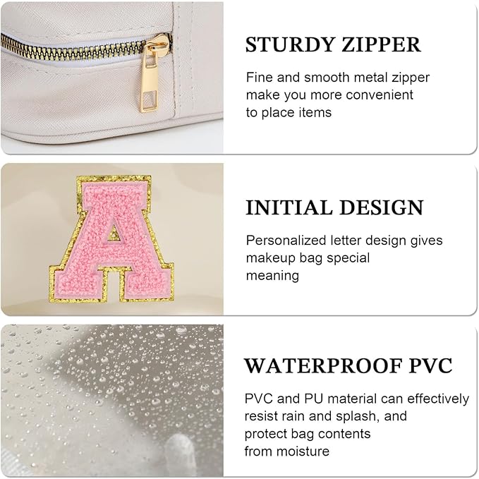 YOOLIFE Initial Birthday Gifts for Kids Travel Toiletry Bag Birthday Gifts for - Image 6
