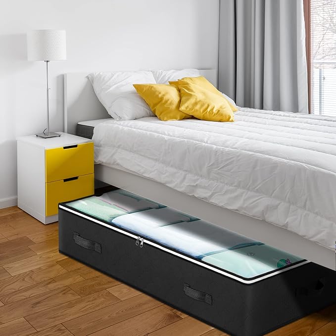 Budding Joy 90L Under Bed Storage Containers, Closet Organizers and Storage Bins - Image 6
