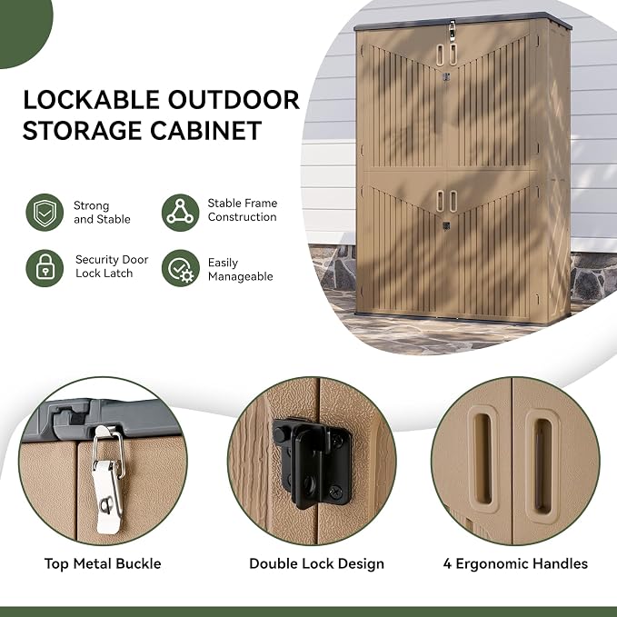 Aoxun Outdoor Storage Shed - Image 5