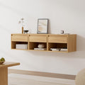 Floating Nightstand Set of 3, Wall Mounted Bedside Table by EYYTHUNG