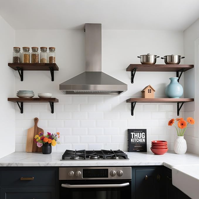 10 Pack L14 x H 10" Heavy Duty Shelf Brackets - Image 6
