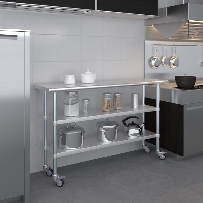 AmGood Stainless Steel Work Table - Image 7