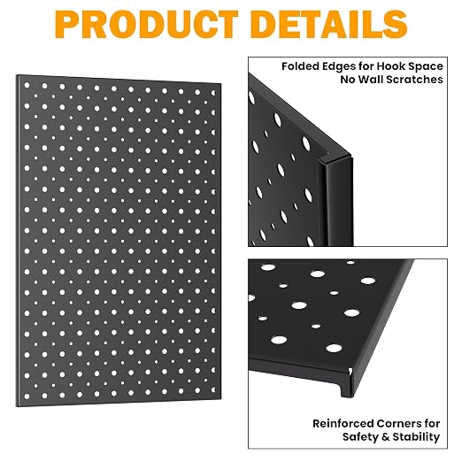 Pegboard Smith Metal Pegboard Panels, Pegboard Organizer System - Image 4