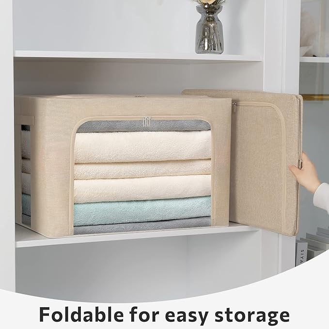 FHSQX 2 Pack Clear Window Storage Bins - Image 5