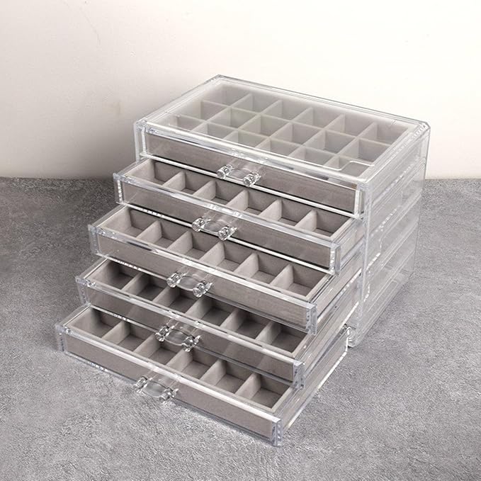 Space Saving Acrylic Cosmetic Storage Drawers Multi Drawers Acrylic Organizer - Image 7