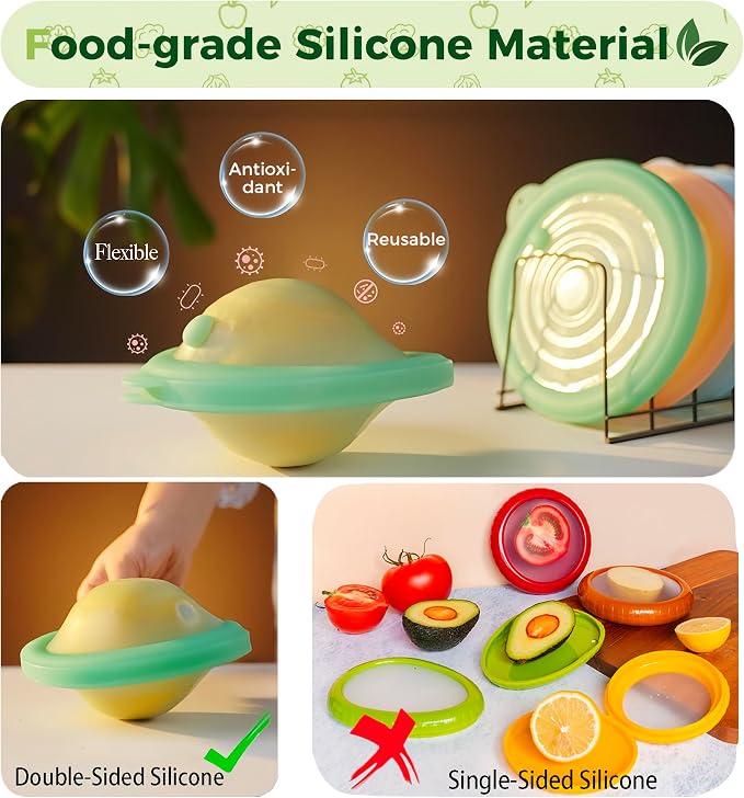 Silicone Reusable Vacuum-Seal Storage Containers - Image 3