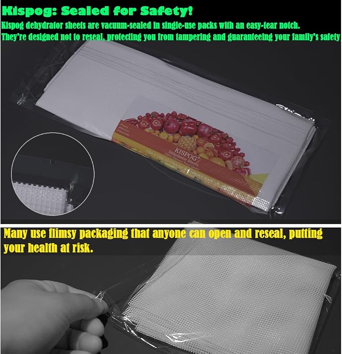 Mesh Silicone Dehydrator Sheets, 11x11 in 10 Pcs/Sets - Image 6