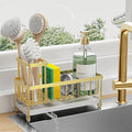 Cisily Gold Sponge Holder for Kitchen Sink, Sink Caddy Organizer by CISILYHOMELIFE