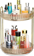 GTI 360°Rotating Makeup Organizer, 2 Tier Bathroom Counter Organizer, Large by GTI