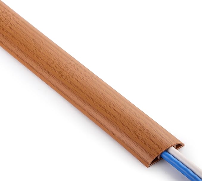 ZhiYo 3.6ft Cord Covers for Wires on Floor, Cord Hider Floor Hide Extension by ZhiYo