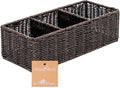myHomeBody Wicker Basket With 3 Compartments, by myHomeBody