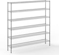 14" Deep x 72" Wide x 74" Height Wire Shelving Kit | 6-Tier | NSF Commercial by Regal+Altair