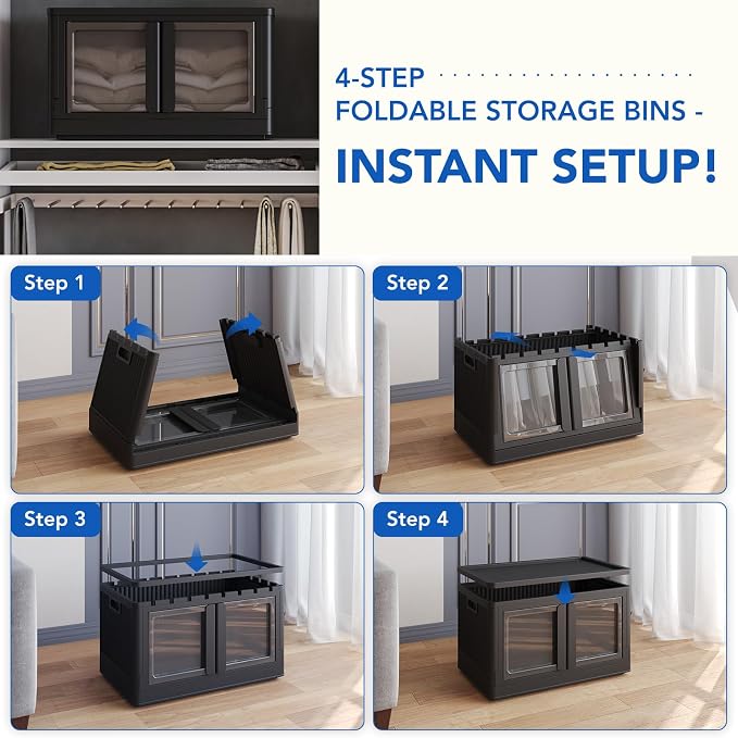 FLEXIMOUNTS 304 QT Stackable Storage Bins - Image 6