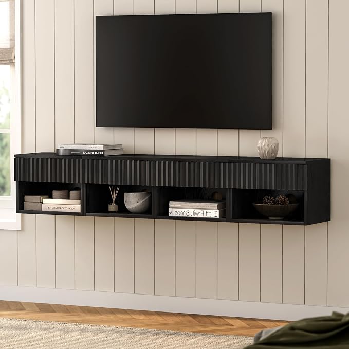 Floating TV Stands Set of 4 by MoomJiee