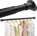 Closet Rods for Hanging Clothes, 16.5-90 Inch Adjustable Closet Hanging Rod by MIUVIBENI