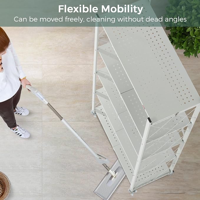 DEANIC 5 Tier Foldable Storage Shelves - Image 8