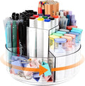 Rotating Pencil Holder for Desk, 5 Slots 360-Degree Spinning Acrylic Pen Holder by Hiborateed